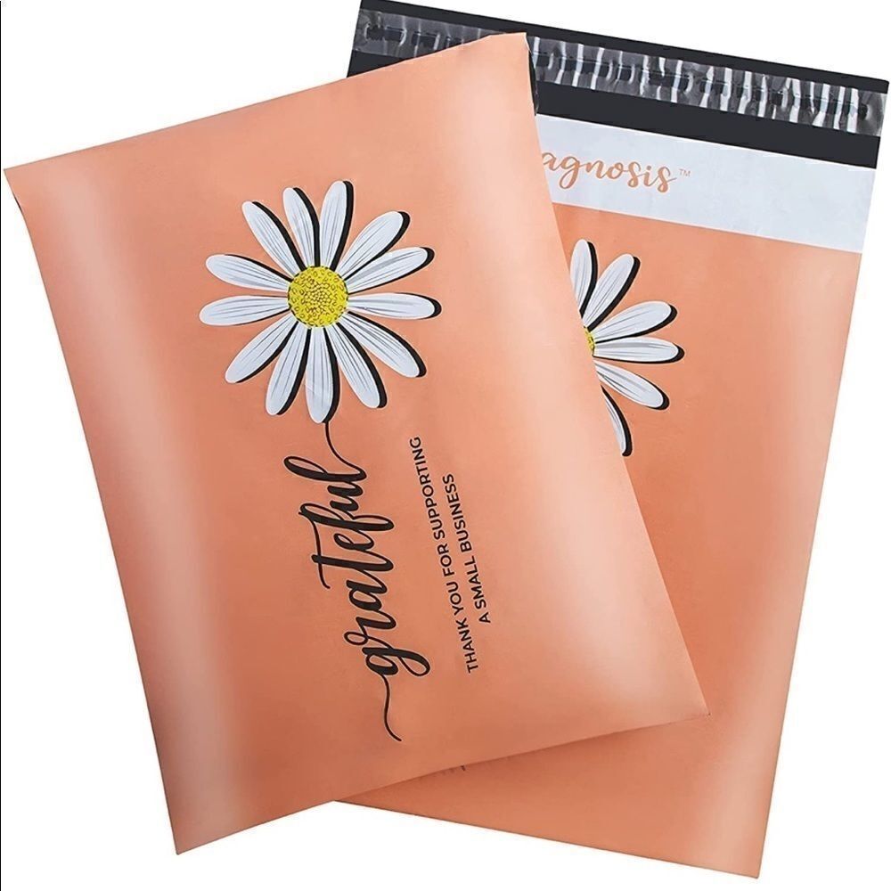 Poly Mailers MIX 6x9 10x13 12.5x14 14.5x19  25 pieces 1 washi tape 25 stickers